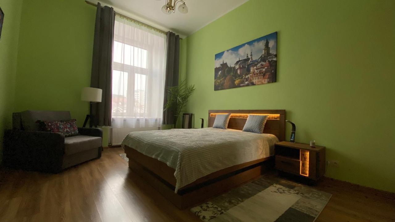 Lublinbnb - Exclusive Family Apartment ------ In The Heart Of Lublin -------------------------------- Bedroom & Living Room & Kitchen ภายนอก รูปภาพ